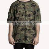 Mens Clothing & all over Sublimation Printing T-Shirt for Men Loose Camouflage Rock T Shirt China Manufacturer
