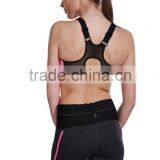 Top Quality Sexy Gym Mesh Sports Bra With Adjustable Strap thumbnail-2