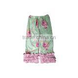 Wholesale Girls Triple Ruffle Christmas Pants Giggle Moon Latest Design Cropped Trousers for Children thumbnail-2