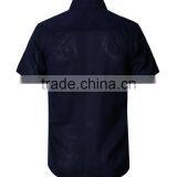 Juqian Custom High Quality Mens Plain Pure Soft Textile Cotton Colors Short Sleeve Work Shirt thumbnail-5