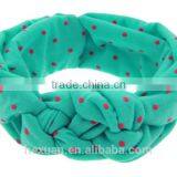 Cheap Kids Flower Floral Elastic Hairband Turban Rabbit Bowknot thumbnail-3
