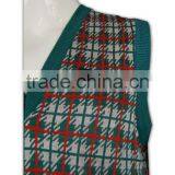 ISO9001/BSCI Manufature Stylish Green Oversized Sleeveless Sweater thumbnail-4