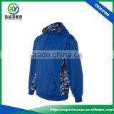 High Quality Sublimation Sleeve and Body Side 100%Polyester Sport Man Pullover Hoodie thumbnail-2