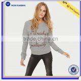 2016 Wensfashion Costume Women Leather and LightGrey Long Sleeved Sweatshirt With Hood thumbnail-1