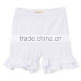 Hot Sale Custom Candy Color Girls Ruffle Shorts Cute Kids Ruffle Pants Wholesale Children's Clothing thumbnail-3