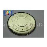 Round Aluminum Easy Open Can Lids For Milk Powder , Recycle Can Lids