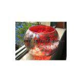 Gild Glass Candleholder With Decal thumbnail-3