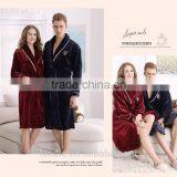 100% POLYESTER WOMEN'S THERMAL CORAL FLEECE BATHROBE thumbnail-2