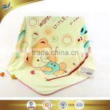 China Manufacturer Microfiber Cartoon Bear and Bubbles Character Reactive Printed Baby Blanket 110*110 cm thumbnail-2