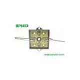 12 Volt Led Module Waterproof Green , 4 Chips 3528 Smd for Signage