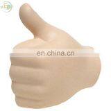 PU Toy Custom Printed Hand Thumbs Up Stress Reliever For Advertising Ever Promos