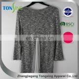 Women's Long Sleeved Chiffon Splicing thumbnail-3