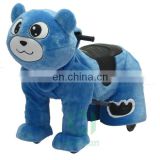 HI CE zoo animal scooter for adult and kids,funny teddy bear electric ride on toys in mall
