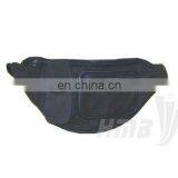 HMB-152A LEATHER FANNY PACK BAG BELT POUCH BLACK thumbnail-1