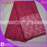African Lace/fashion French Lace/african Swiss Voile Lace/african Water Soluble Lace/african Embroidery Lace FL903 Green thumbnail-3