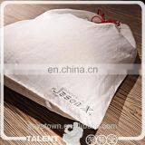 Custom Embroidery Logo Plain ECO 100% Pecent Cotton Organic Cloth Cotton Cloth Drawing String Bag thumbnail-2