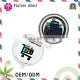 Direct Manufacturer Round Shape Metal Material Safe Pin Light up Badges thumbnail-3