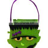 Felt Large Trick Or Treat Halloween GHOST Sweets Basket thumbnail-6