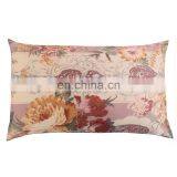 Custom 30*20inch Printed Double Side100% Pure Silk Pillow Case 100% Mulberry 16mm With Invisible Zipper For Home And Hotel Decor