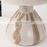 New Korean Hotel Home Decor Nightstand Lamp Exquisite Ceramic Warm Table Lamp for Bedroom thumbnail-4