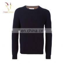 Men's Design Lambswool Sweater Round Neck Design of Hand Made Sweaters thumbnail-4