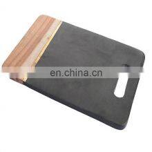 Мраморная и деревянная разделочная доска