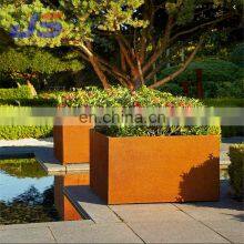 Customize Decor LED Animal Corten Steel Wrought Iron Metal Stand Flower Pot/Planter thumbnail-2