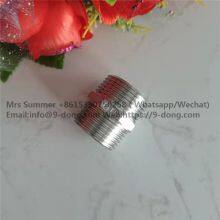 Carbon Steel Stainless Steel 304 304L 316 316L Low Pressure Casting Fittings Thread Connector Hex Nipple thumbnail-3