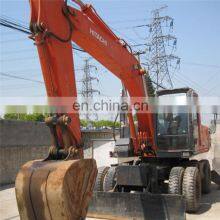 Original Japan Hitachi ZX160 Wheel Excavator on Sale in Shanghai thumbnail-1