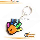 2014 china promotion soft PVC hand shape Keychain