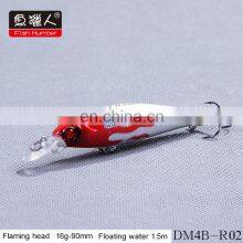 Wholesale Fish Hunter DM4B 90MM/16G/1.5M Fishing Lures Bait Minnow Lure Artificial Hard Baits thumbnail-5