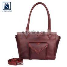 Anthracite Fitting Eye Catching Design Premium Luxury Stylish Look Women Genuine Leather Satchel Bag at Best Price thumbnail-4