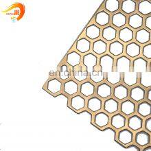 Hexagonal Hole Perforated Wire Mesh Perforated Metal Sheet thumbnail-2