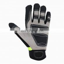Breathable Touchscreen Mens Synthetic Leather Work Gloves Gardening Gloves With Anti Slip Padded Palm thumbnail-2