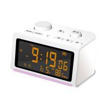 Phantom Bluetooth Speaker Alarm Clock Radio With Recording Function Charging Audio thumbnail-2