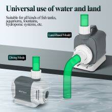 Boxtech Aquarium Water Pump, 3500L/H 55W Adjustable Ultra Quiet Fountain Water Pump With Filter for Aquarium thumbnail-2