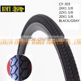 bicycle parts/black and coloured bicycle tire 20 22 24 for sale