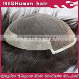 Bleached knot thin skin perimeter full lace toupee cheap toupee for men