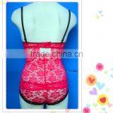 New Design Printting Lace Lingerie Photo, Sexy Hot Fashion Show Babydoll thumbnail-3