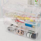 New Clear Jewellery Acrylic Cosmetic Display Box thumbnail-5