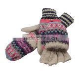 Custom Made women winter fingerless Gloves Factory