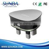 UK Plug Portable Mini 5v1a Travel Charger for Mobile Phone thumbnail-1