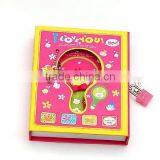 Lock Diary/secret Diary/girl Diary Fabric Bound Notebook