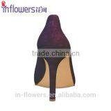 Purple Satin Materal Eneglat Women High Heel Shoes thumbnail-5
