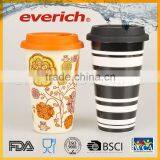 Promotional Custom Plain 250ml Double Wall Ceramic Mug thumbnail-4