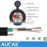 Manufacture GYTC8S Outdoor Fiber Optical Cable Self-Supporting Optical Fiber Cable For Fusion Splicer thumbnail-3