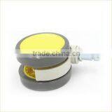 China Popular 65mm Yellow Nylon 360 Swivel Medical Caster thumbnail-4