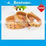 2014 Fashionable Pure Cowhide Pet Collars/leather Dog Collar thumbnail-1