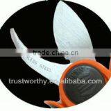 Taiwan 158MM Small Smart Lock Mini Lady Stainless Steel Blades Plastic Bypass Pruning Shear thumbnail-3