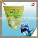 Bottom Gusset Clear Window Stand up Zipper Pouch for Food Packaging thumbnail-1